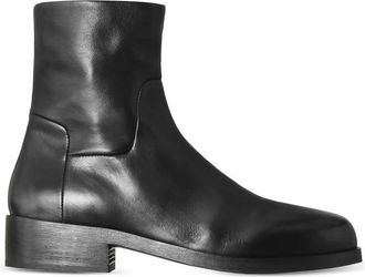Mars&egrave;ll Leren enkellaarzen - Heren - Enkellaarsjes - Zwart - 42 EU - Leer - Schoenen