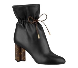 Louis Vuitton Black Silhouette Ankle Boots Size 39