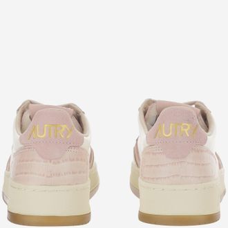 Autry Womens Leather Sneakers Medalist Low Multicolour Leather-Rubber Trainers Leather/rubber