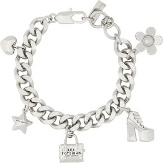 Marc Jacobs Bracciale Mini Icon Charm - - Accessories - Donna - Grigio - ONE SIZE