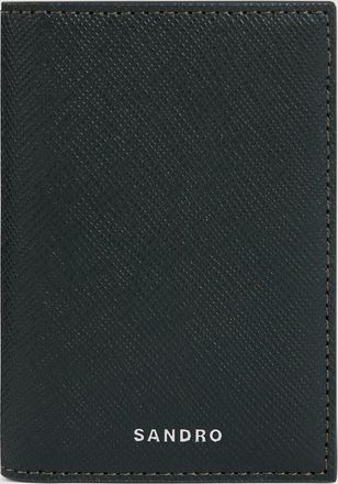 Sandro Saffiano leather card holder