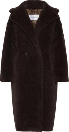 Max Mara Double-Breasted Coats - unisex - Mantel - Bruin - M - Jassen