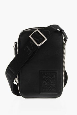 Loewe Mini Borsa a Tracolla in Pelle con Logo tono su Tono taglia Unica