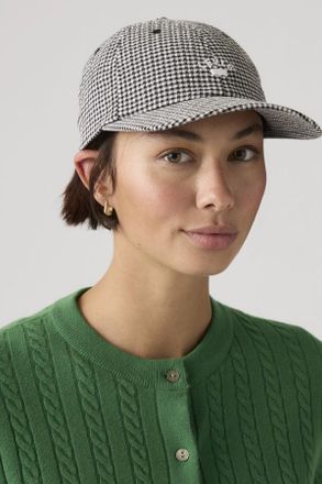 Levi's Lazy Girl Logo Cap - Donna - One Size - Grigio / Caviar Seersucker
