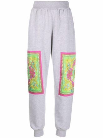 Philipp Plein New Baroque print sweatpants - Grey