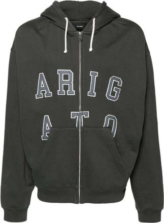 Axel Arigato Legend Hoodie - Heren - Vesten met rits - Grijs - L - Katoen - Hoodies & sweatvesten