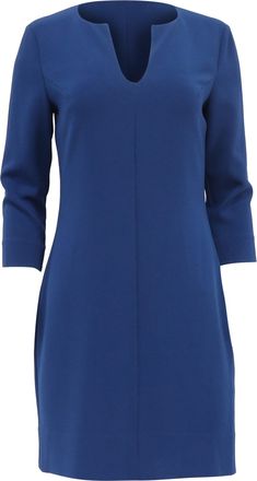 Diane Von Fürstenberg Diane Von Furstenberg 3/4 Sleeve Mini Dress in Navy Blue Triacetate