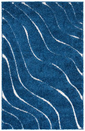 Safavieh Alfombra azul marino/beige 122 x 183 cm