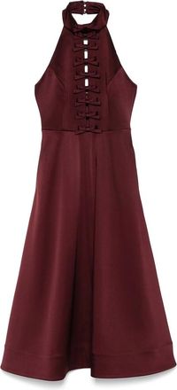 Rebecca Vallance Merlot Midi Dress