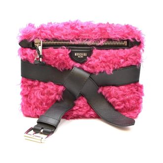 Moschino Tassen, Dames, Veelkleurig, ONE Size, Teddy Heuptas Fuchsia Shearling