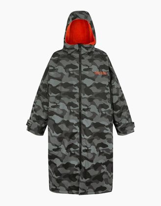 Regatta Unisex Adult Camo Changing Robe - Grey/Multi - Size: 14/16/40/42
