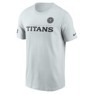 Nike Tennessee Titans Sideline Team Issue Nike Mens Dri-FIT NFL T-Shirt in Grey | 02ET04Z9V-TF9