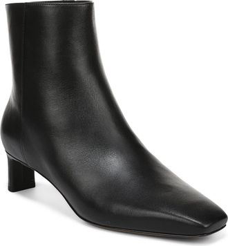 Vince Lilith Leather Bootie in Black at Nordstrom, Size 5.5
