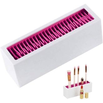 OEM Organizador De Silicona Para Brochas De Maquillaje: Escurridor De Cosm&eacute;ticos Y Esmaltes De U&ntilde;as, Higi&eacute;nico, Ahorra Espacio Y Es Pr&aacute;ctico - Crezuo