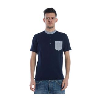 Daniele Alessandrini Tops, Heren, Blauw, M, Katoen, Sweatshirts