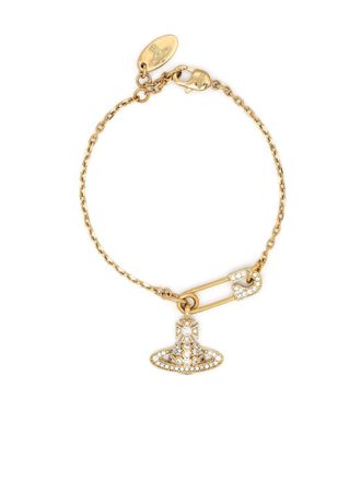 Vivienne Westwood Lucrece Orb-plaque bracelet - Gold