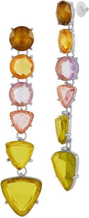 Sphera Milano Silver-Plated Cz Earrings