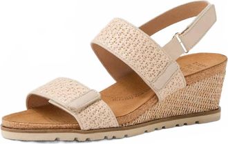 Ziera Womens Kift Wedge Sandals - Wide In Natural Syn Raffia