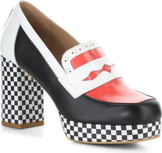 FLY London Erok Platform Pump in Scarlet Multi at Nordstrom, Size 10-10.5Us