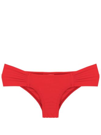Amir Slama Slip bikini a vita bassa - Rosso