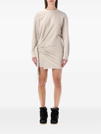 Isabel Marant Zae mini-jurk met lange mouwen - Beige