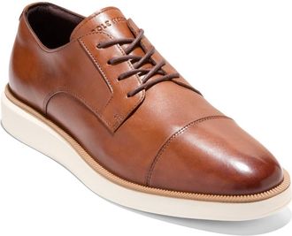 Cole Haan Davidson Grand Cap Toe Oxford Sneaker in British Tan Ivory at Nordstrom Rack, Size 10.5