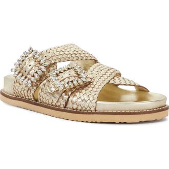 Dune London Lulos Sandal in Gold at Nordstrom Rack, Size 11Us / 41Eu