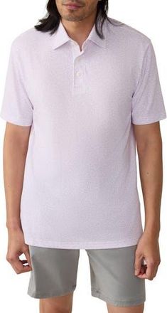 Faherty Movement Piqu&eacute; Polo in Lilac Summer Vines at Nordstrom Rack, Size Xx-Large