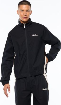 Sergio Tacchini Fiamma Track Jacket in Black Beauty at Nordstrom, Size Xxx-Large