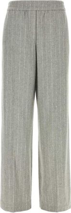 Brunello Cucinelli Grey Tailored Flat Front Pant