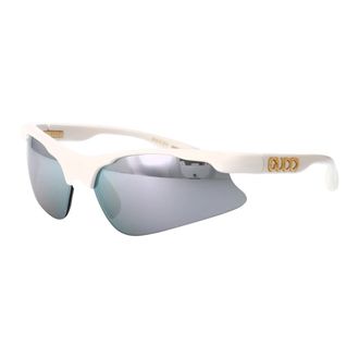 Gucci Accessoires, Heren, Wit, ONE Size, Stijlvolle zonnebril Gg 1774S