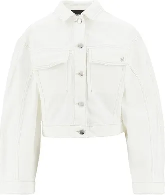 Emporio Armani Cropped denim jacket Woman 44