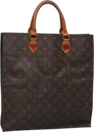 Louis Vuitton Pre-owned Tote Bags, female, Brown, Size: ONE SIZE Pre-owned Sac Plat Hand Bag