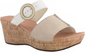 Naot Womens Breezy Sandals In Beige Nubuck/soft White
