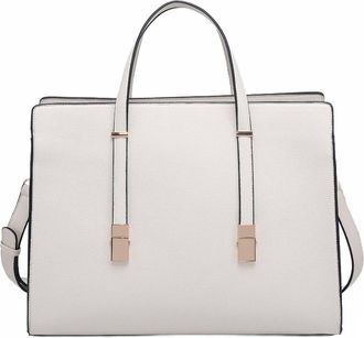 Jen & Co. Womens Sybil Tote Bag In Off White