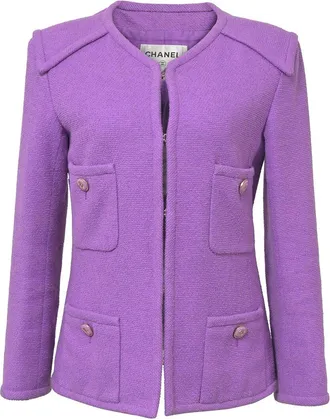 Chanel Cc Button Four Pockets Jacket (Authentic Pre-Loved)