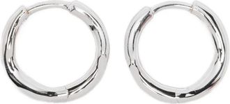 Shaun Leane Orecchini a cerchio Thorn mini - Argento