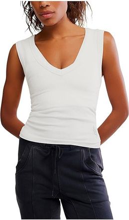 Free People Movement Bittersweet Rib Essential Womens Clothing White : MD-LG (Womens 8-12), Polyamide/Polyester