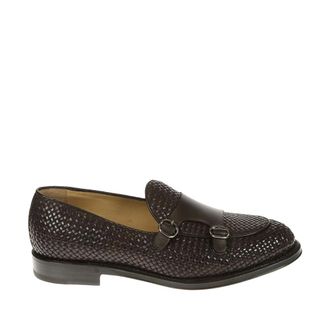 BARRETT Loafers, male, Brown, 7 UK, Aged Calfskin Leather Monk Loafer
