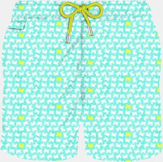 MC2 Saint Barth Man Light Fabric Swim Shorts With Crabs Print
