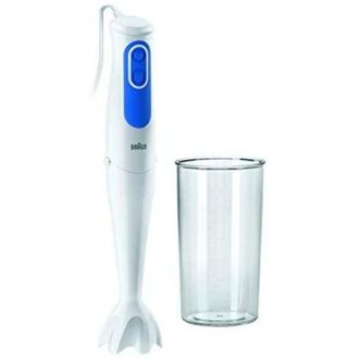 Braun Mq3000wh Batidora De Mano Smoothie Plus - Blanco Y Azul - Braun