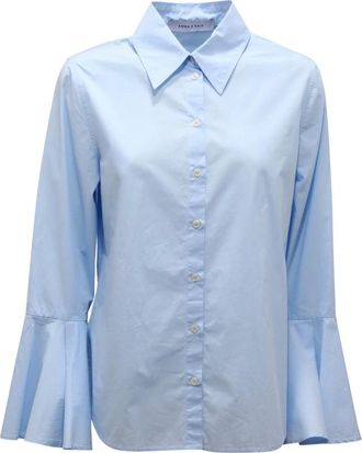 Emma & Gaia Mujer, Blusas y Camisas, Azul, Talla: S