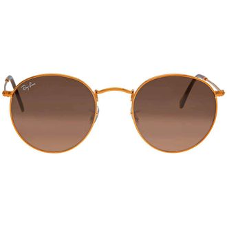Ray-Ban Ray Ban Round Metal Pink/Brown Gradient Unisex Sunglasses RB3447 9001A5 50