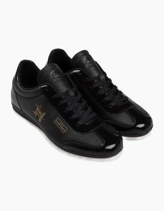 Cruyff Mens Cruyff Recoupa Leather Mens Black Mono Trainers - Size: 10