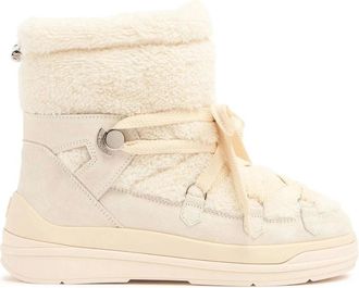 Moncler Schoenen, Dames, Beige, 38 1/2 EU, Suède, Insolux Suède Snowboots