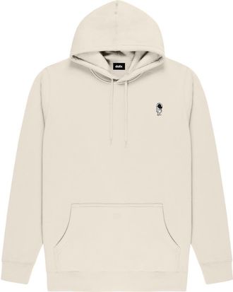 Dalix Astronaut Midweight Fleece Classic Hooded Sweatshirt in Ecru at Nordstrom, Size Xx-Large