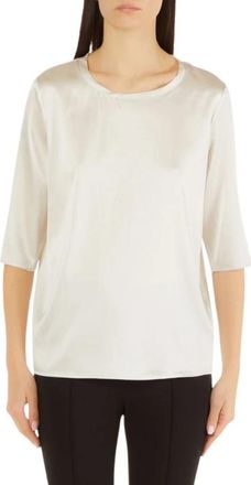 Liu Jo Light Chalk Long Sleeve Top - Dames - Longsleeves - Wit - M - Tops