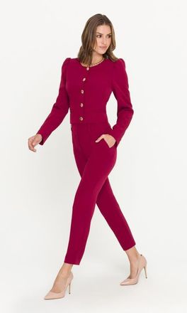 Generation Love Tula Crepe Pants in Red at Nordstrom, Size 10 27