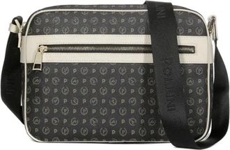 Pollini Heritage Schoudertas met Buitenzak - Dames - Schoudertassen - Zwart - ONE Size - Tassen