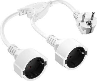 OEM Cable De Extensi&oacute;n Con Contactos De Protecci&oacute;n, Cable De L&iacute;nea De Pl&aacute;stico Ac-schuko Y Con Enchufes De 2 V&iacute;as, Enchufe Schuko Doble Ip20 Para Uso Dom&eacute;